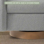 Sillón giratorio Sherpa Barrel, juego de 2