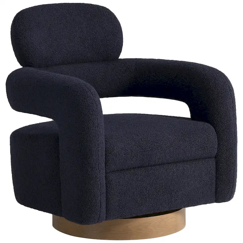 Sillón giratorio Sherpa Barrel, juego de 2
