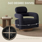 Sillón giratorio Sherpa Barrel, juego de 2