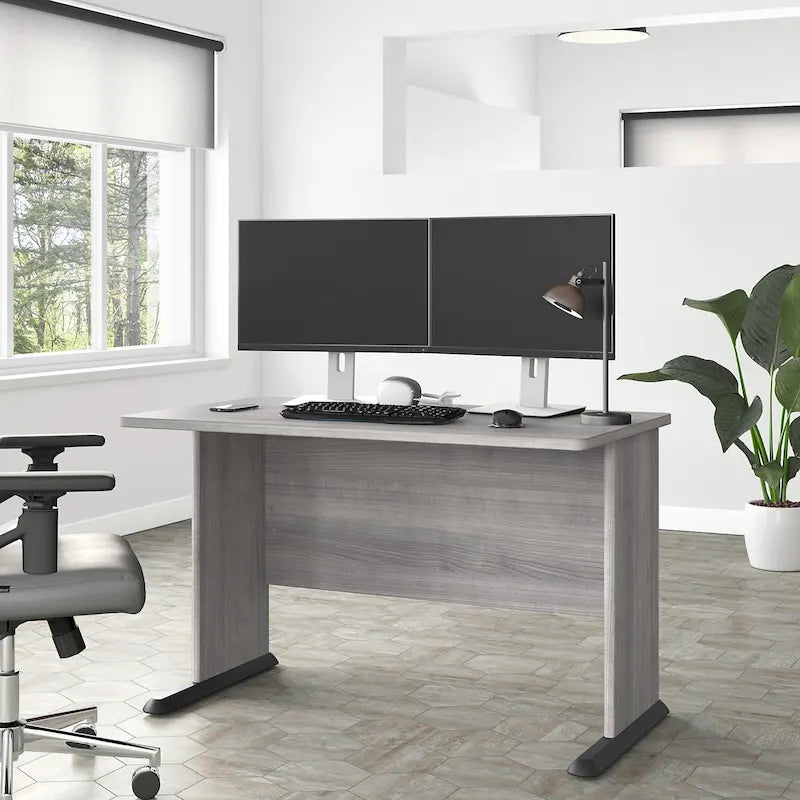 Escritorio para computadora de 48" con orificio pasacables para gestión de cables