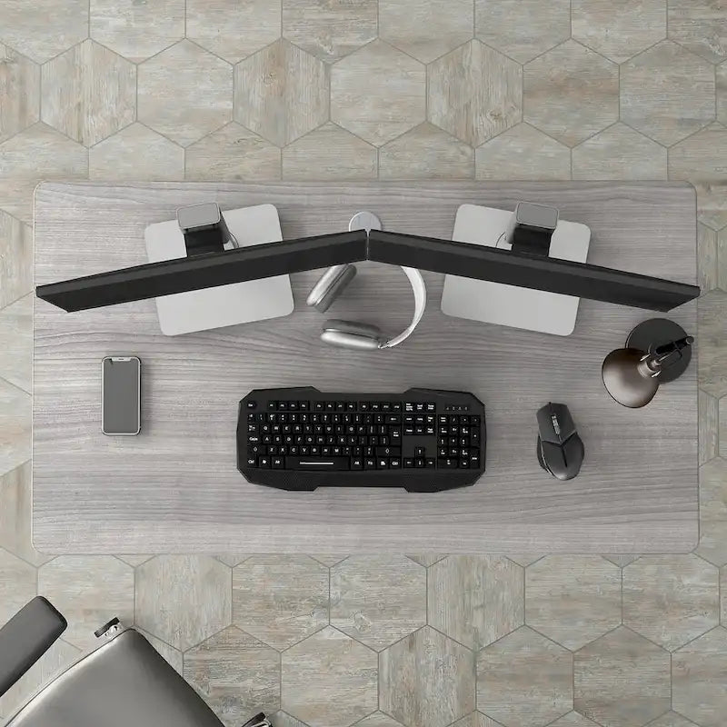 Escritorio para computadora de 48" con orificio pasacables para gestión de cables