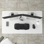 Escritorio para computadora de 48" con orificio pasacables para gestión de cables