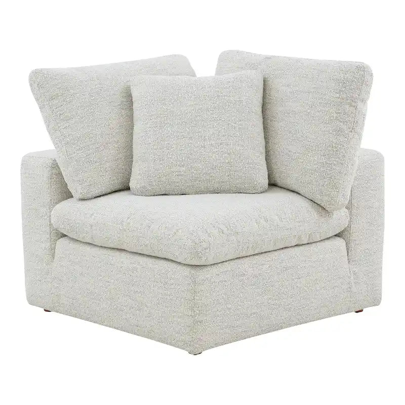 Sillón Esquinero Seccional Modular con Tela Resistente a las Manchas – 38x38