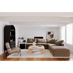 Sillón Esquinero Seccional Modular con Tela Resistente a las Manchas – 38x38