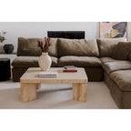 Sillón Esquinero Seccional Modular con Tela Resistente a las Manchas – 38x38