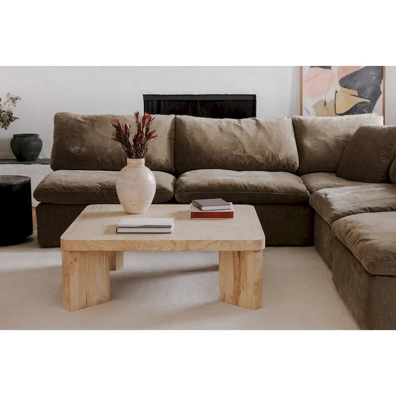Sillón Esquinero Seccional Modular con Tela Resistente a las Manchas – 38x38