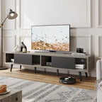 Soporte de TV para televisores de hasta 75 pulgadas – Mueble de TV de mediados de siglo, 70 pulgadas