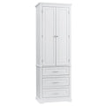 Mueble Alto de Baño con 3 Cajones – Blanco