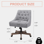Sillón giratorio de 360° con altura regulable para salón