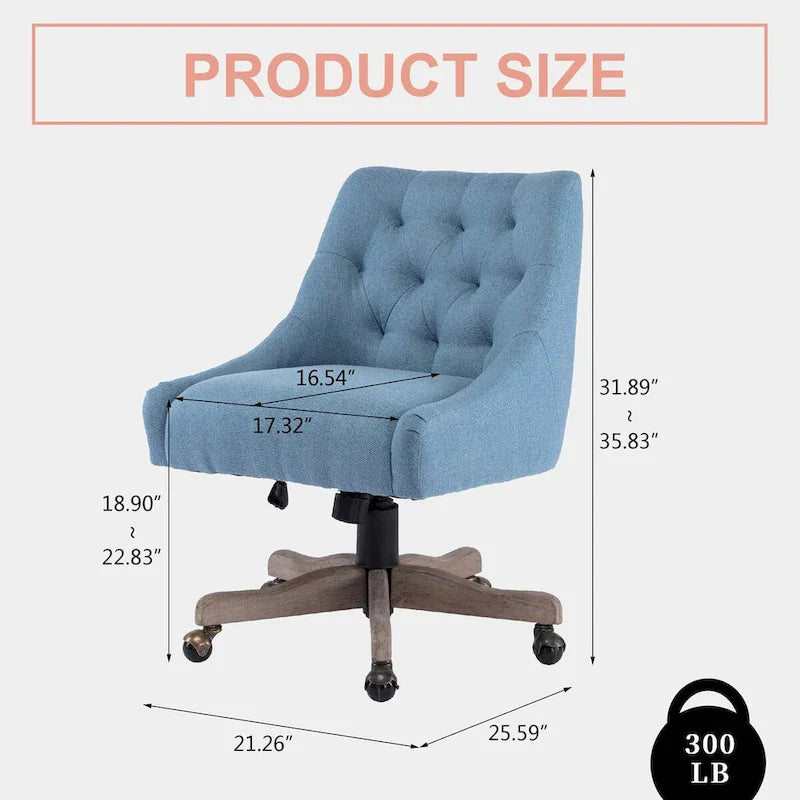 Sillón giratorio de 360° con altura regulable para salón