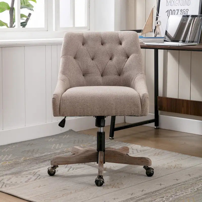 Sillón giratorio de 360° con altura regulable para salón