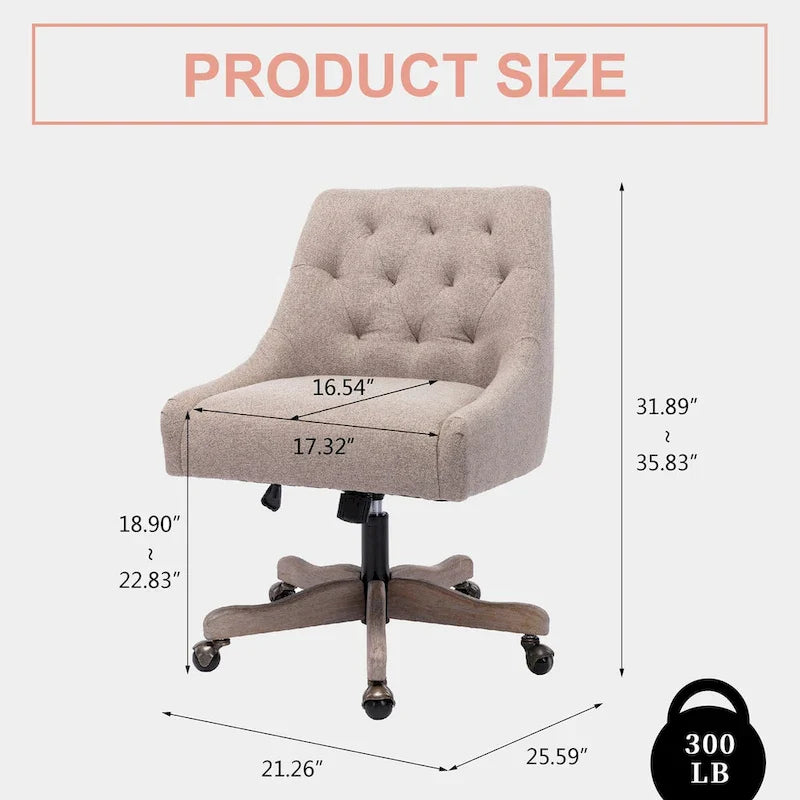 Sillón giratorio de 360° con altura regulable para salón