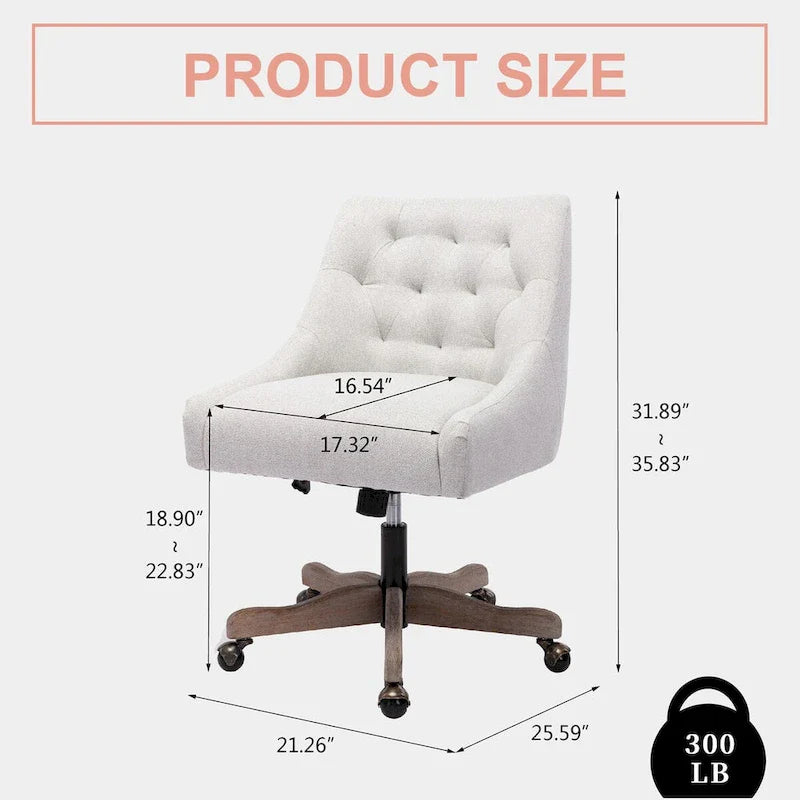 Sillón giratorio de 360° con altura regulable para salón